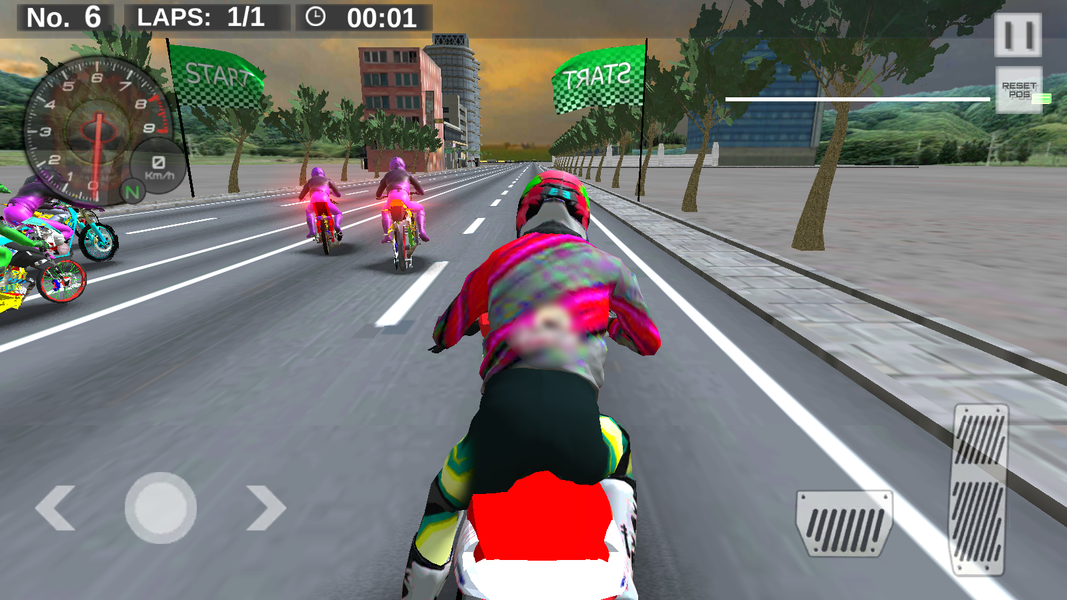 Real Drag Bike Racing - عکس بازی موبایلی اندروید