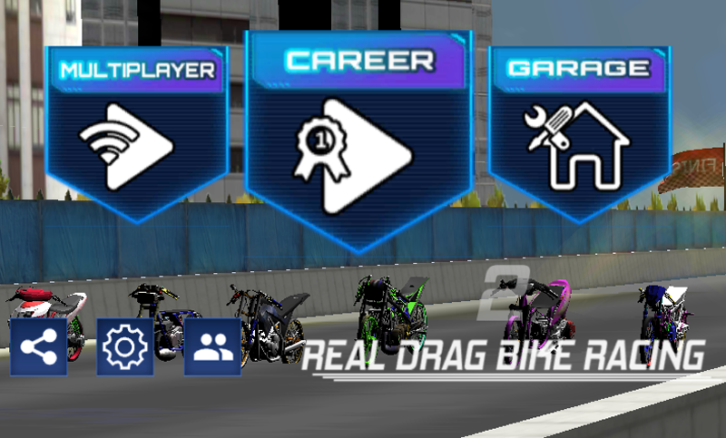 Real Drag Bike Racing ۲ - عکس بازی موبایلی اندروید