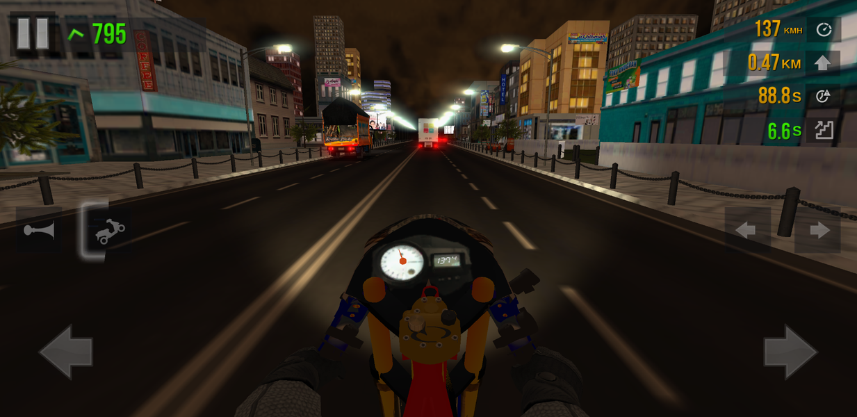 Real Drag racing Traffic rider - Gameplay image of android game
