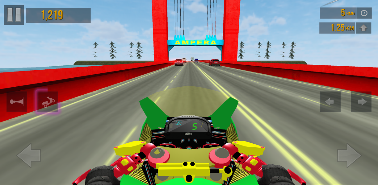 Real Drag racing Traffic rider - Gameplay image of android game