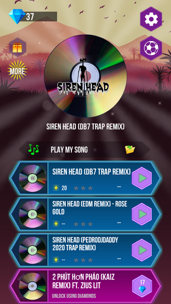 Siren Head Tiles Hop - عکس بازی موبایلی اندروید