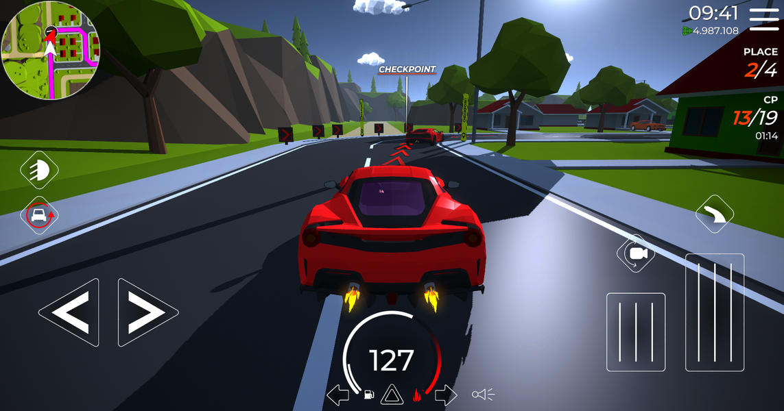 Cars LP – Extreme Car Driving - Gameplay image of android game