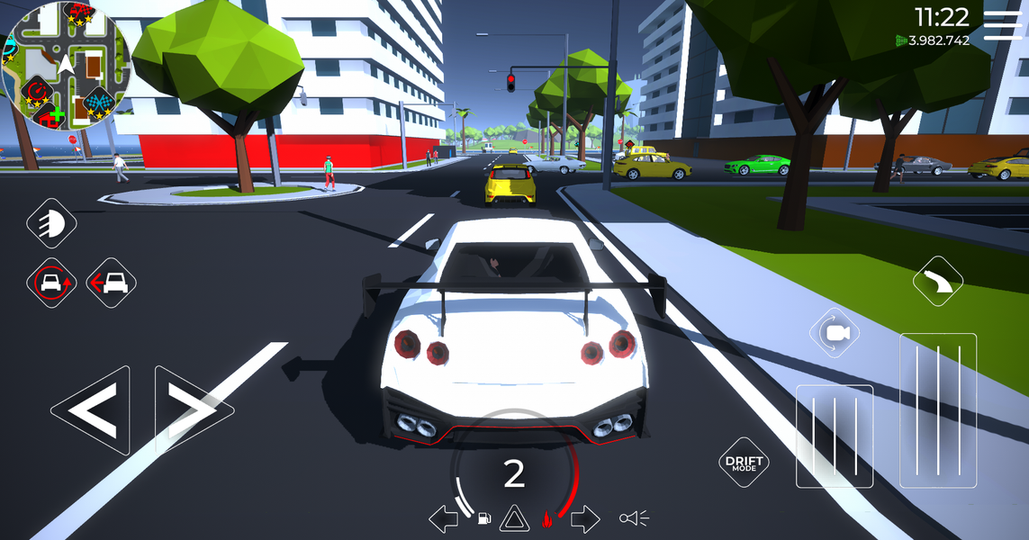 Cars LP – Extreme Car Driving - Gameplay image of android game