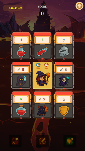 Survivor's Deck: Battle Grid - Gameplay image of android game