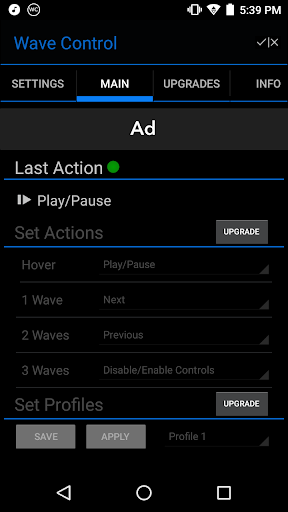Wave Control - Image screenshot of android app