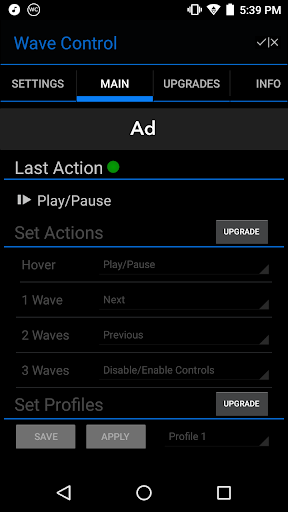 Wave Control - عکس برنامه موبایلی اندروید