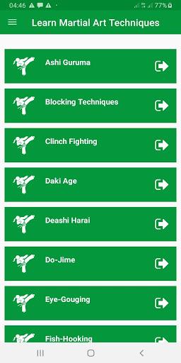 Learn Martial Art Techniques - Image screenshot of android app