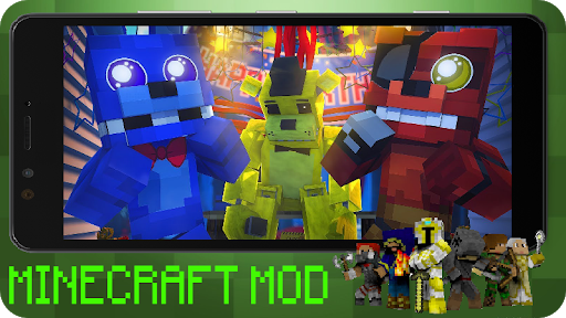 Animatronics mod Minecraft PE - Image screenshot of android app