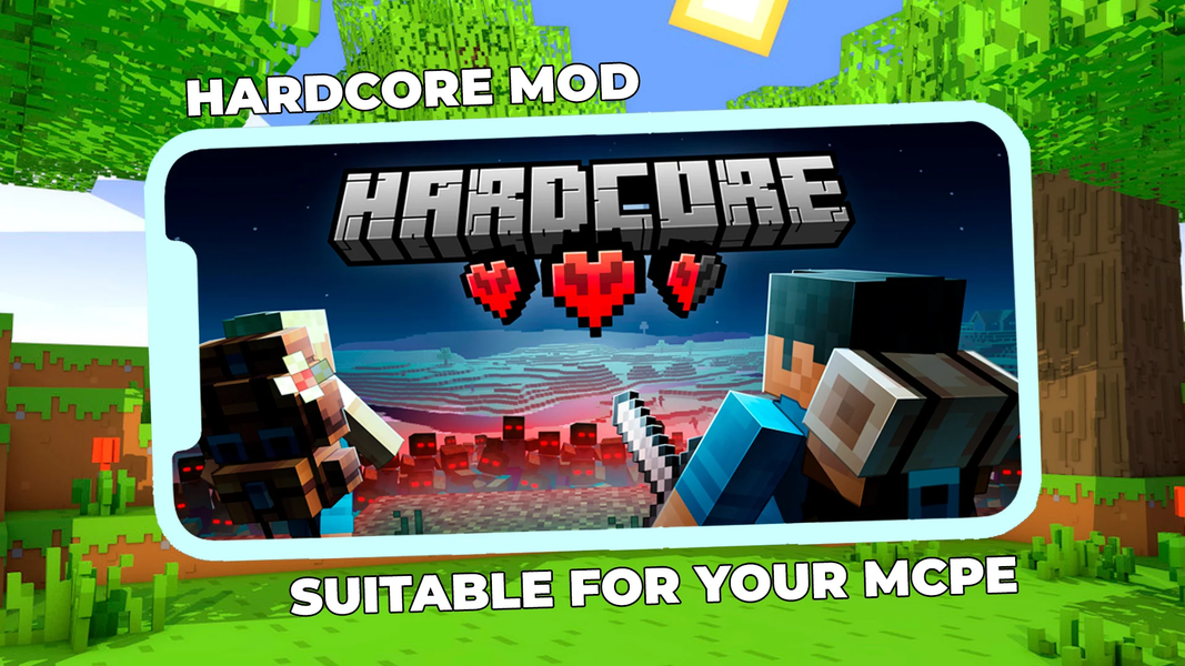 Hardcore Mod for Minecraft - عکس برنامه موبایلی اندروید