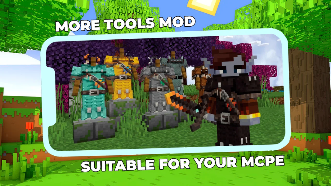 More Tools Mod for Minecraft - عکس برنامه موبایلی اندروید