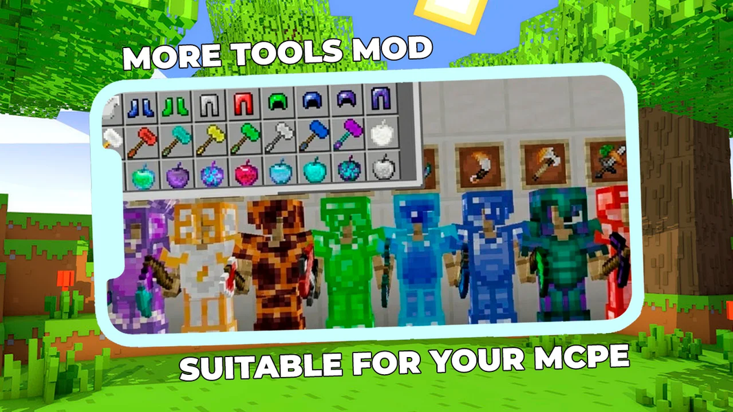 More Tools Mod for Minecraft - عکس برنامه موبایلی اندروید