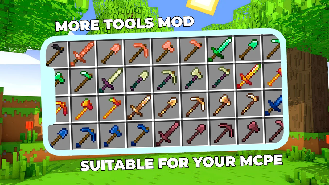 More Tools Mod for Minecraft - عکس برنامه موبایلی اندروید