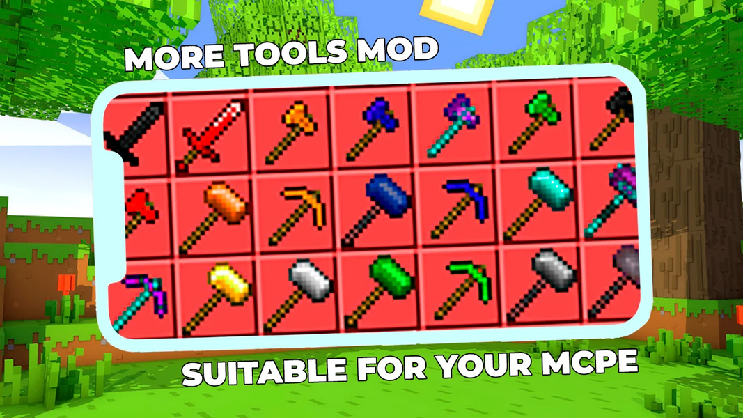 More Tools Mod for Minecraft - عکس برنامه موبایلی اندروید