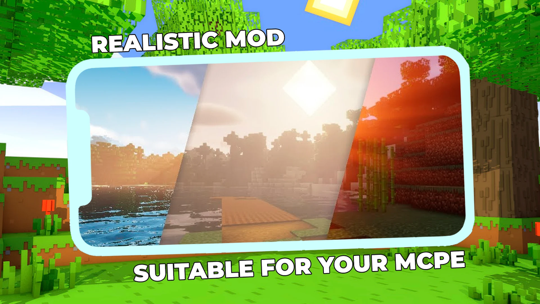 Realistic Mod for Minecraft - عکس برنامه موبایلی اندروید