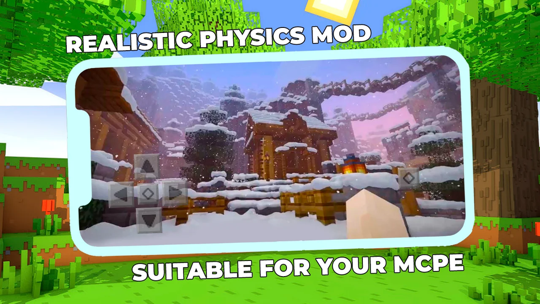 Realistic Physics Mod MCPE - Image screenshot of android app