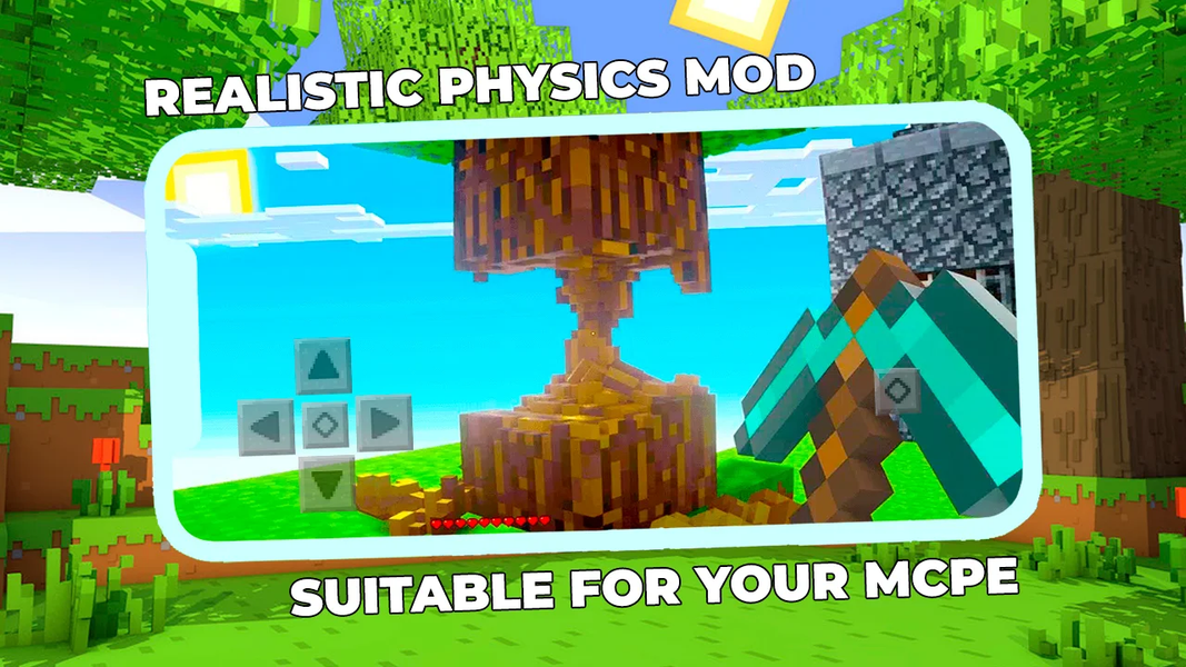 Realistic Physics Mod MCPE - Image screenshot of android app