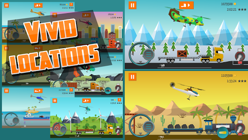 Go Helicopter (Helicopters) - Gameplay image of android game