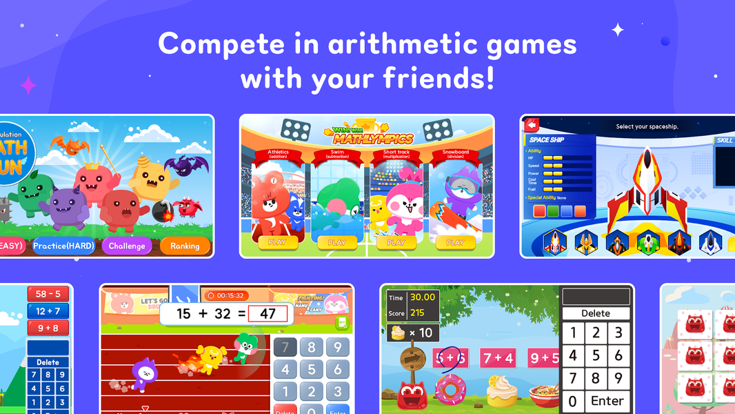 MathMaster : Fun Math for Kids - عکس برنامه موبایلی اندروید