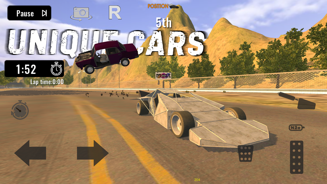 Car Crash X Race Simulator ۳D - عکس بازی موبایلی اندروید