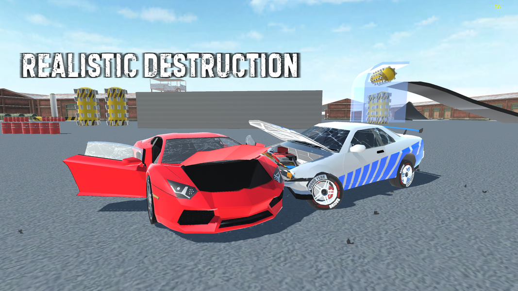 Car Crash X Race Simulator ۳D - عکس بازی موبایلی اندروید
