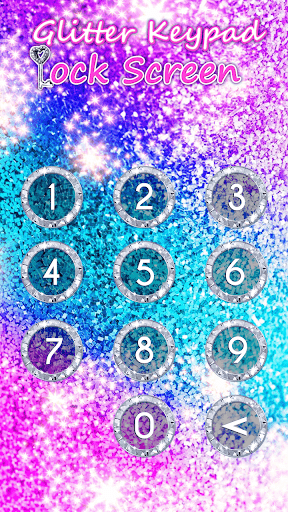 Glitter Keypad Lock Screen - عکس برنامه موبایلی اندروید