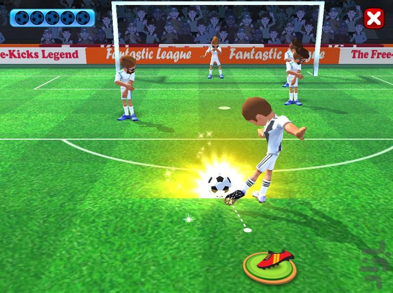 Free Kick King - Gameplay image of android game