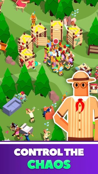Camping Empire Tycoon : Idle - Gameplay image of android game