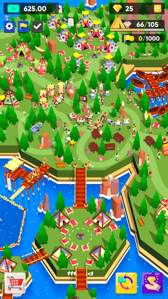 Camping Empire Tycoon : Idle - Gameplay image of android game