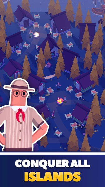 Camping Empire Tycoon : Idle - Gameplay image of android game