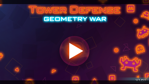 Tower Defense: Geometry War - Gameplay image of android game