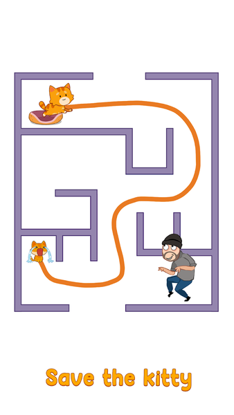 Cat Puzzle: Draw to Kitten - عکس بازی موبایلی اندروید