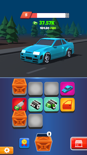 Night Race - Idle Car Merger - عکس بازی موبایلی اندروید