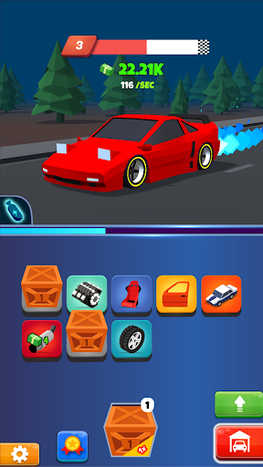 Night Race - Idle Car Merger - عکس بازی موبایلی اندروید
