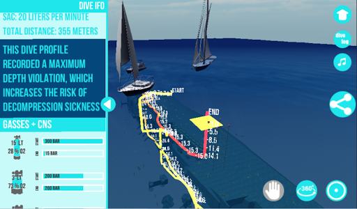 Scuba Dive Simulator: Zenobia Wreck - عکس بازی موبایلی اندروید