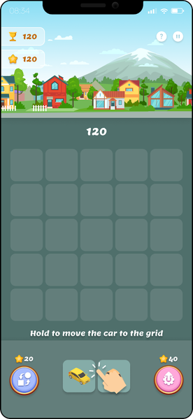 Merged Cars - Gameplay image of android game