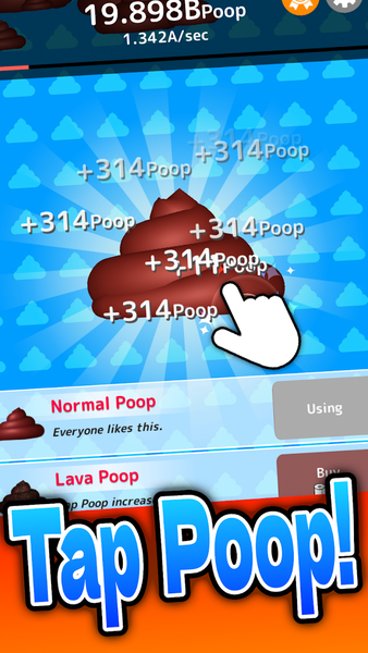 Poop Clicker - Idle Game - عکس بازی موبایلی اندروید