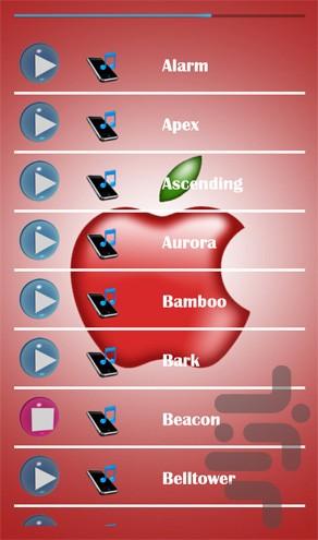 زنگ های آیفون ۶ - عکس برنامه موبایلی اندروید