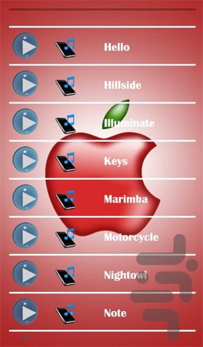 زنگ های آیفون ۶ - عکس برنامه موبایلی اندروید