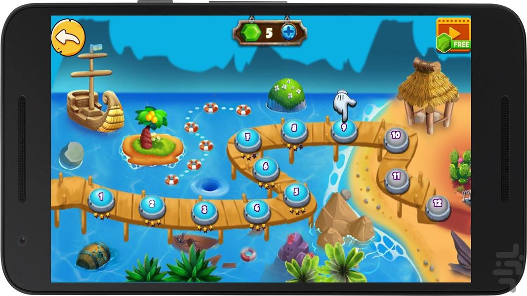 لاکپشت قهرمان - Gameplay image of android game