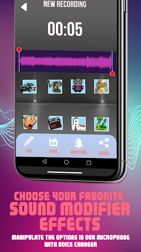 Microphone Voice Changer Editor - عکس برنامه موبایلی اندروید
