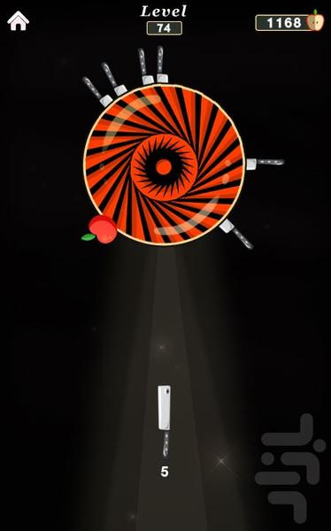 چاقو چرخ - عکس بازی موبایلی اندروید