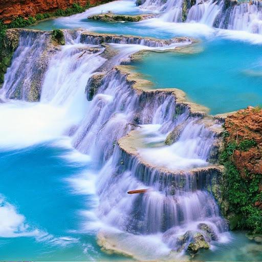 Great Waterfall Live Wallpaper - Image screenshot of android app