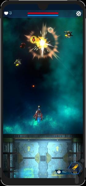 غارتگران کهکشان - Gameplay image of android game