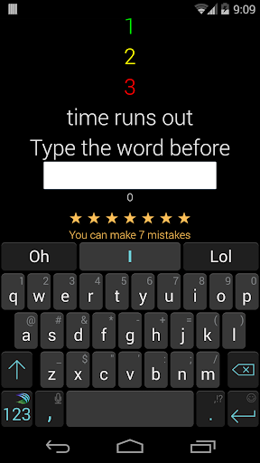 Type as Fast as You Can! - Gameplay image of android game