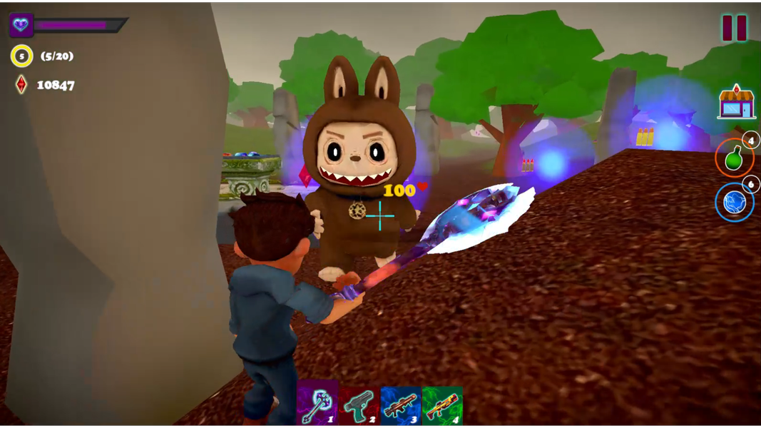 Labubu Invasion - Gameplay image of android game