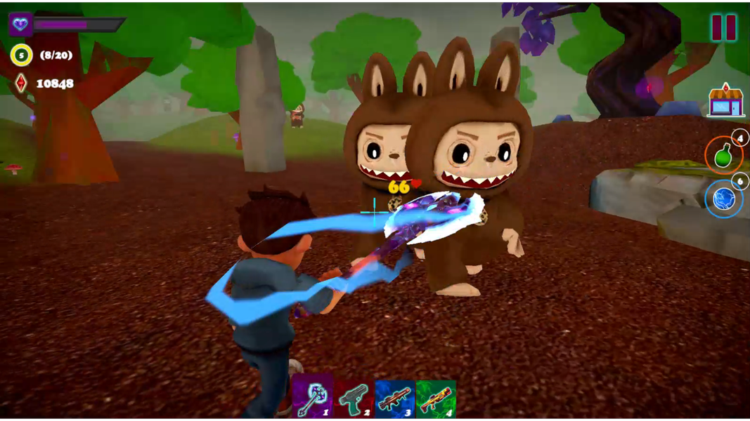 Labubu Invasion - Gameplay image of android game