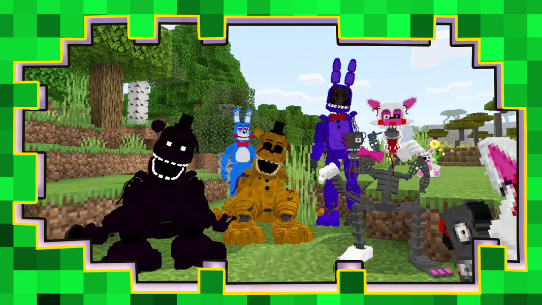 Animatronics Game Minecraft - Gameplay image of android game