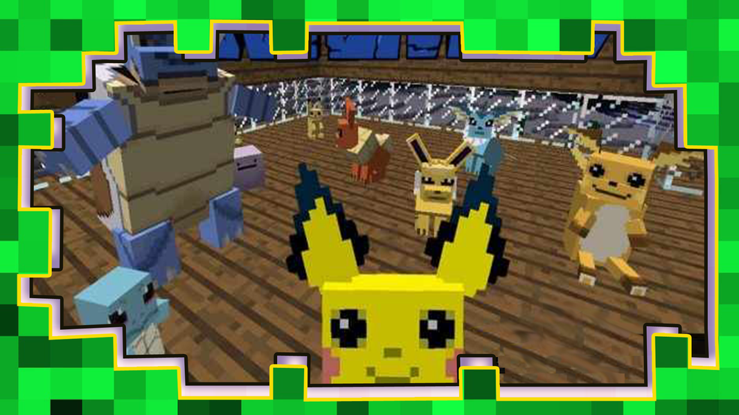 Pixelmon Go Minecraft Game Mod - Gameplay image of android game