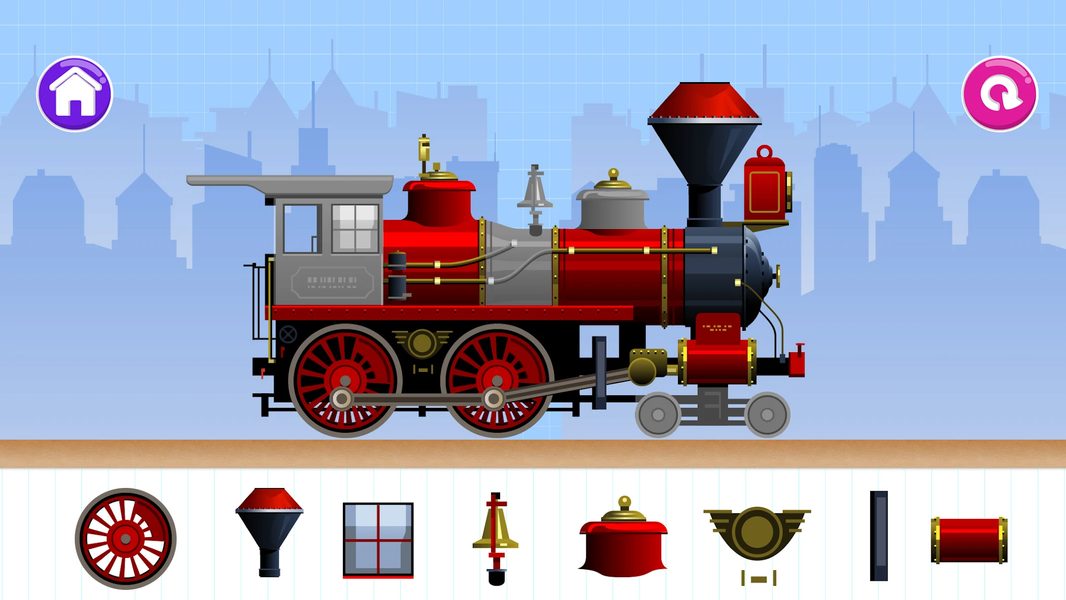 Design Train: Craft Simulator - Gameplay image of android game