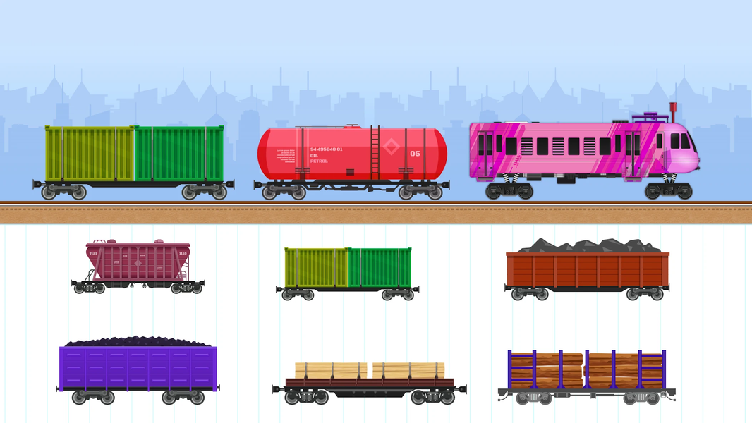 Design Train: Craft Simulator - عکس بازی موبایلی اندروید